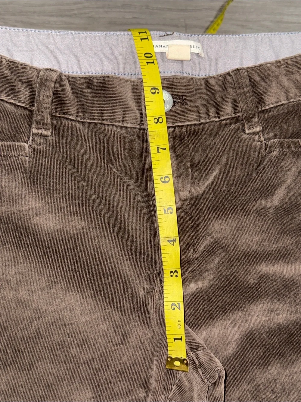 Banana Republic Men's Dark Brown Corduroy Trousers Size 30